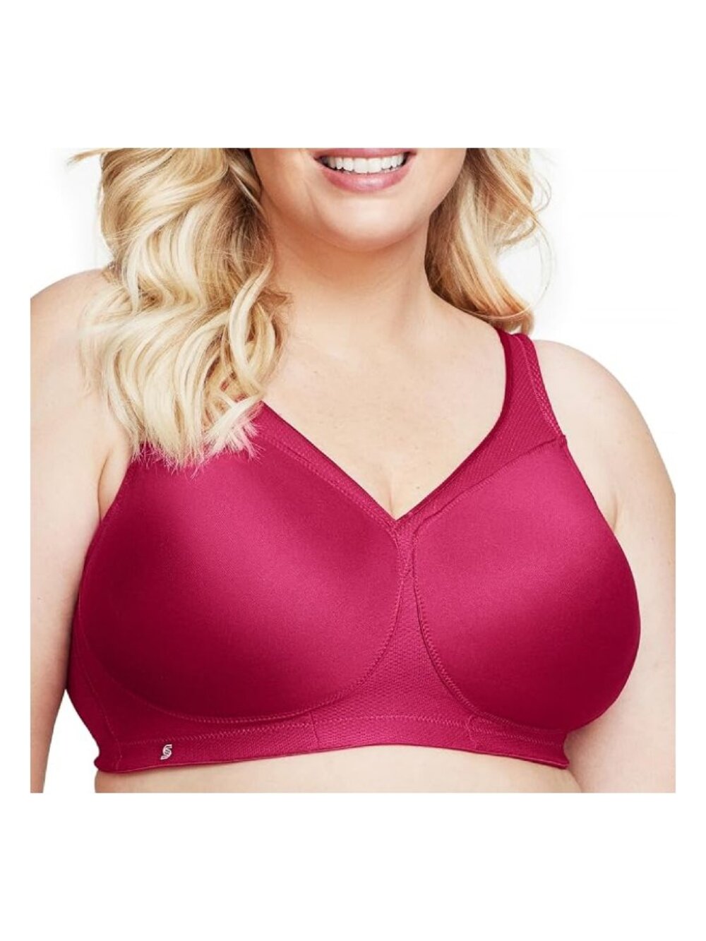 ✨Glamorise 1006 Full Figure MagicLift Non-Padded Wirefree T-Shirt Bra 42I NWOT